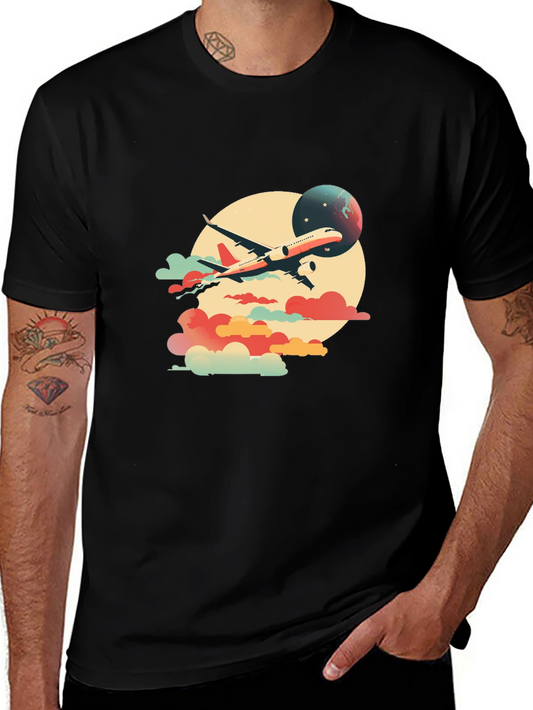 Airplane & Cloud Graphic Tee