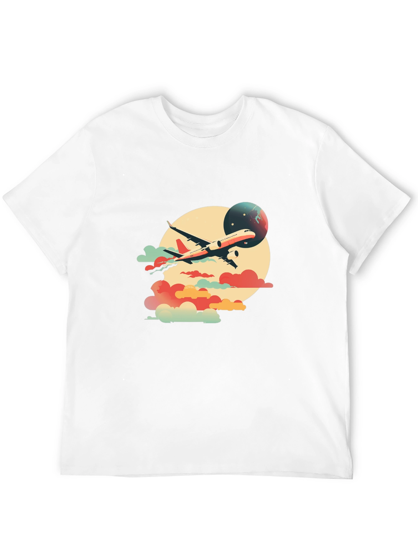 Airplane & Cloud Graphic Tee