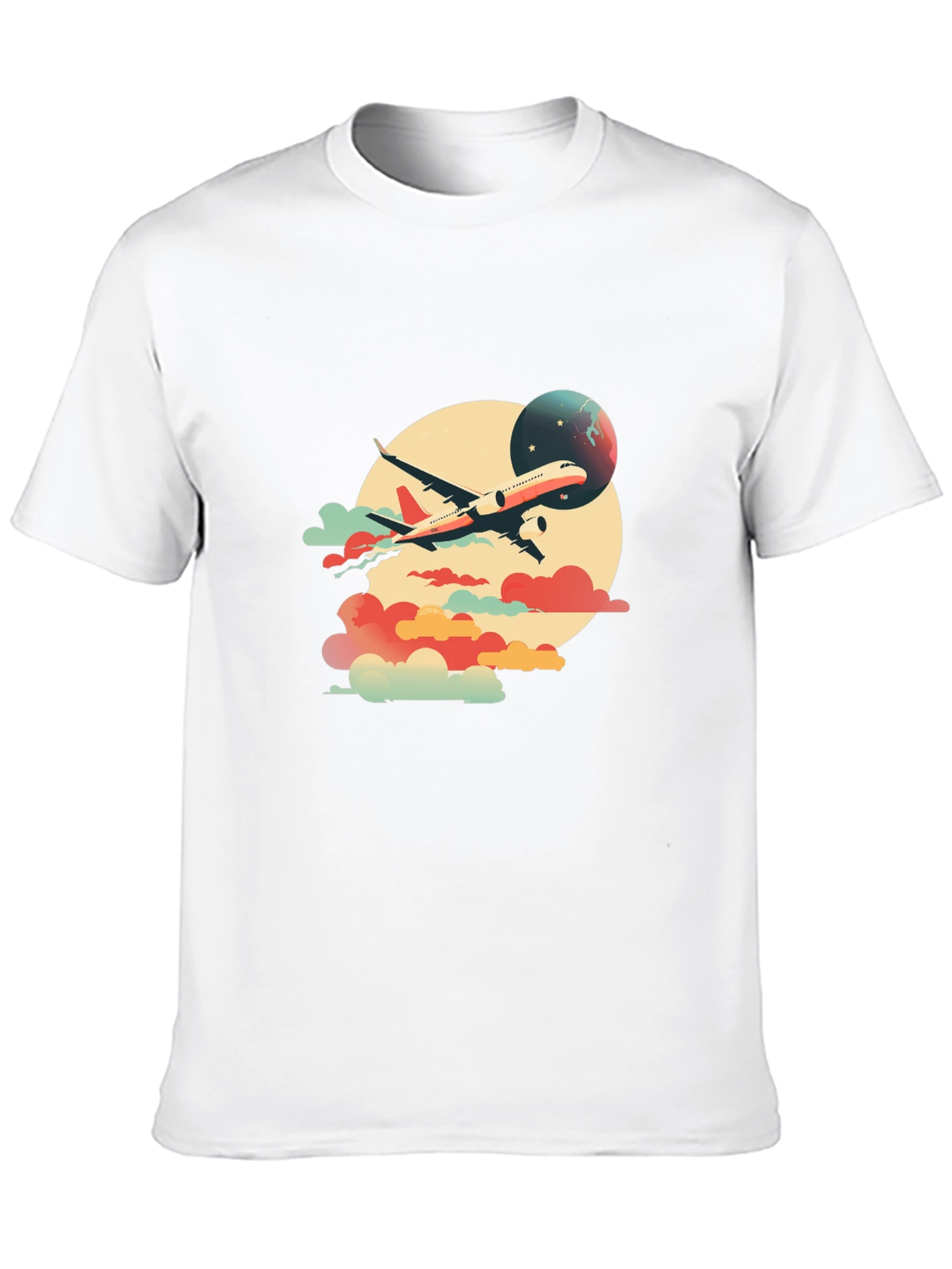 Airplane & Cloud Graphic Tee