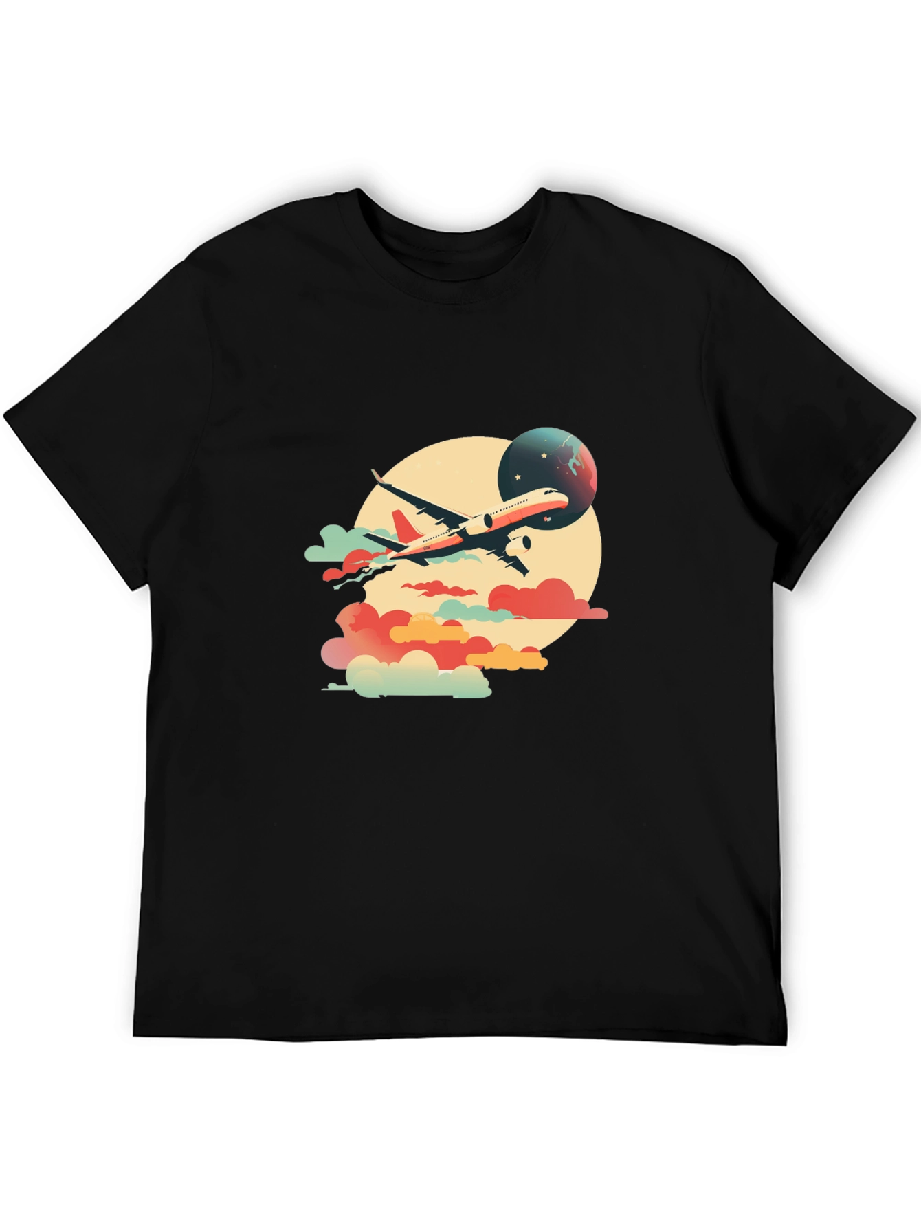 Airplane & Cloud Graphic Tee