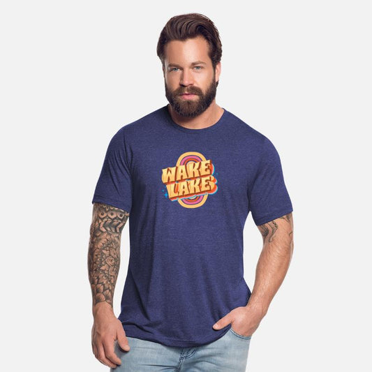 Wake And Lake Time Boating Design Captain T-shirt
