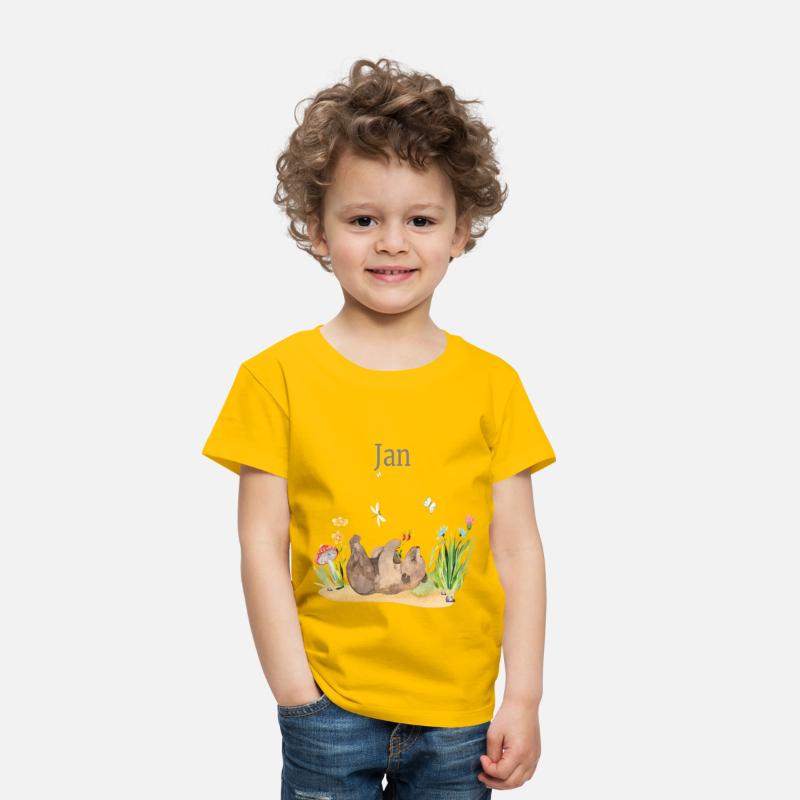 Waldtier Bär Flowers Name Jan