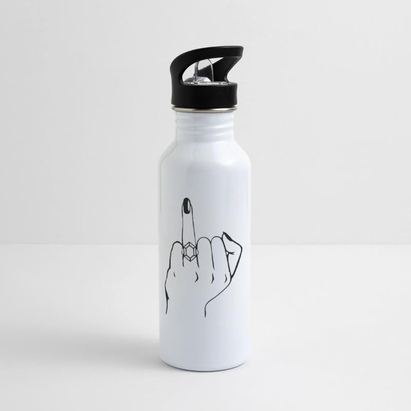 Wedding finger with ring looks like middle finger