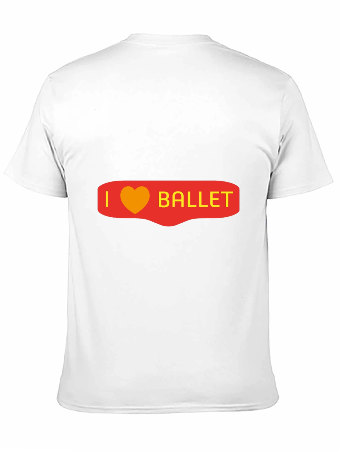 I Heart Ballet Graphic Tee - Black Cotton Blend