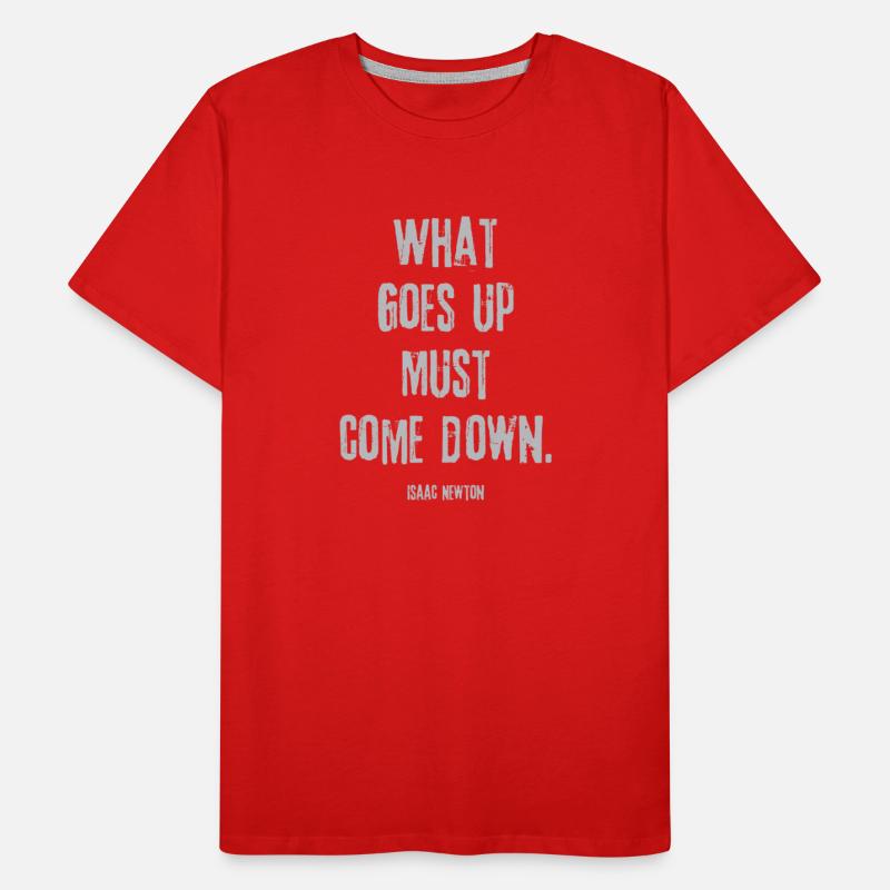 "What goes up must come down." - Isaac Newton Quot
