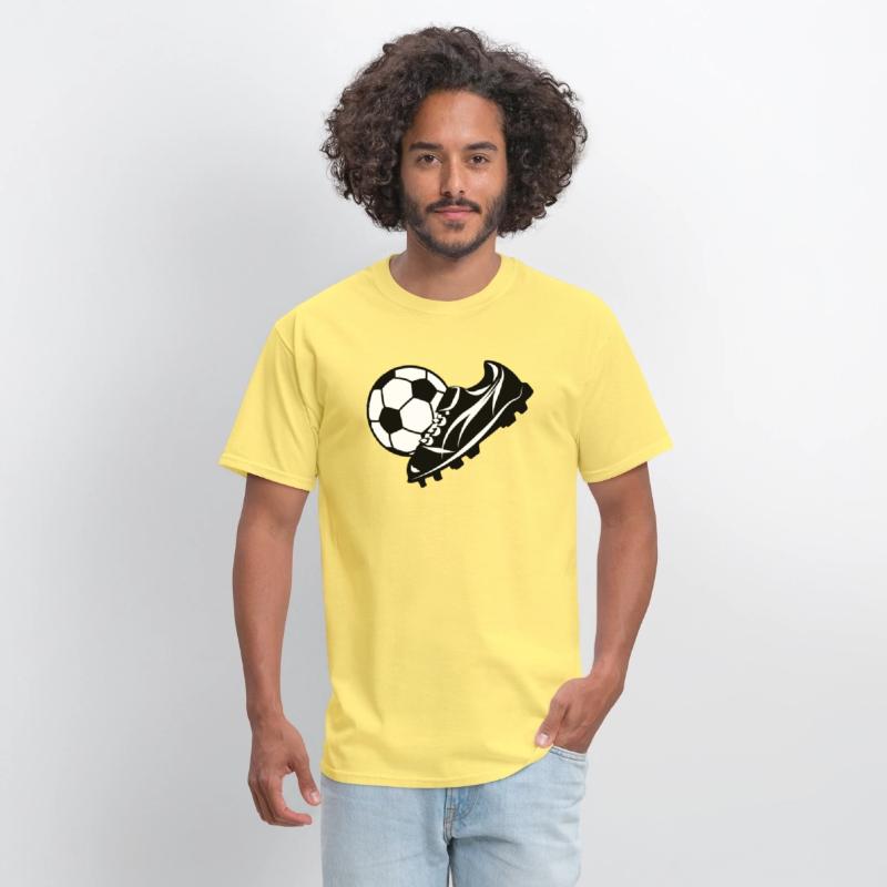 White soccer ball with soccer shoe