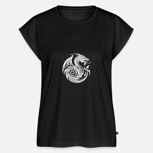 Wild Tribal Tattoo Dragon With Wings