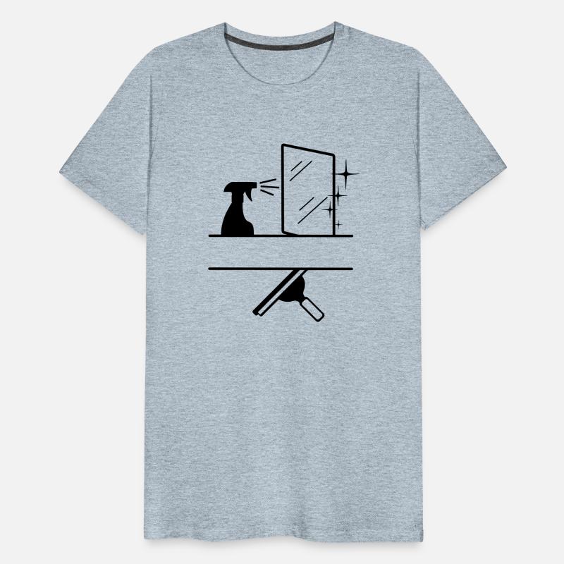 Window washer or cleaner logo, glass wiper