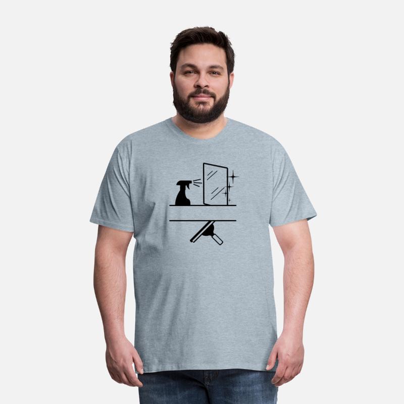 Window washer or cleaner logo, glass wiper