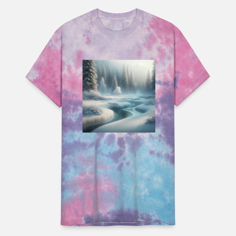 Winter's Tranquil Embrace A Serene Snowscape