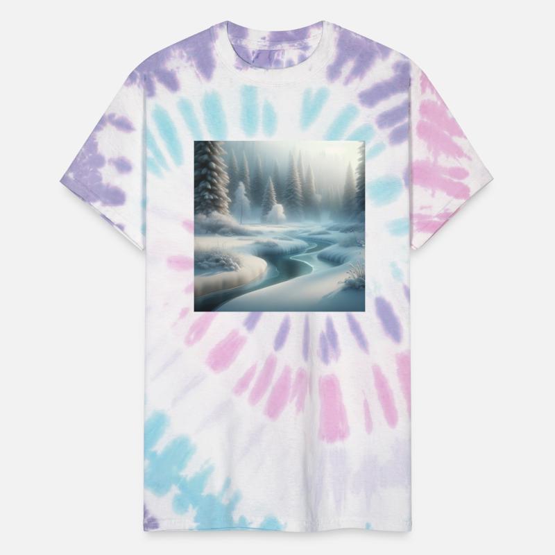 Winter's Tranquil Embrace A Serene Snowscape