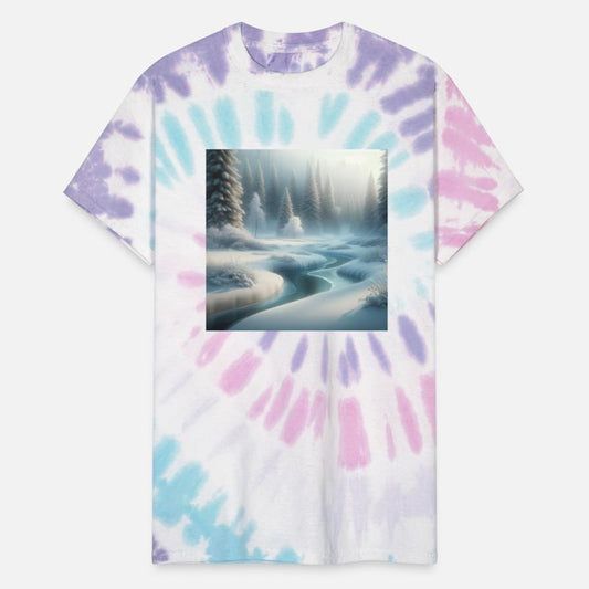 Winter's Tranquil Embrace A Serene Snowscape