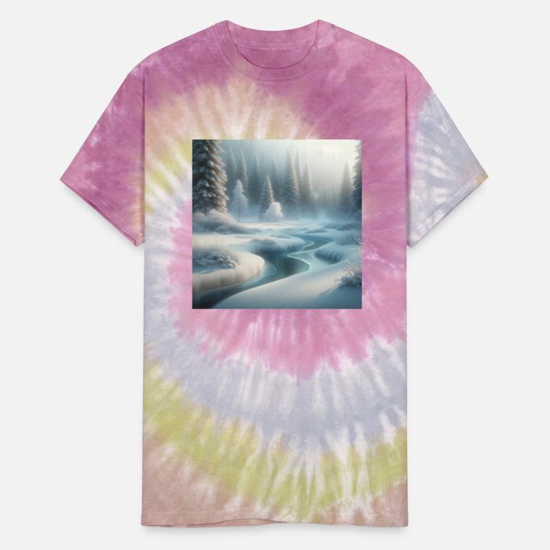 Winter's Tranquil Embrace A Serene Snowscape