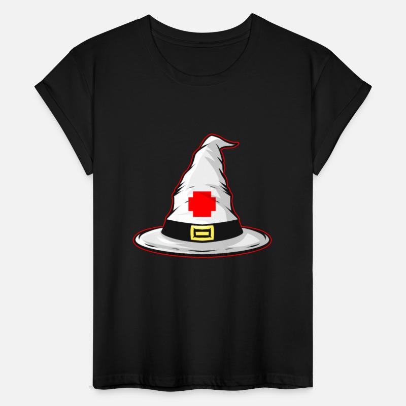 Witch Hat With Cross In Red On It Wonderhealer