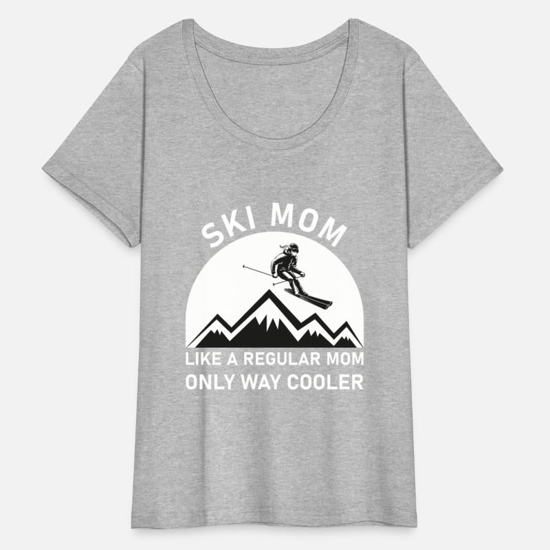 Womens Ski Mom Skiing