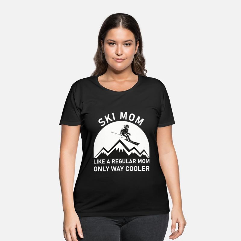 Womens Ski Mom Skiing