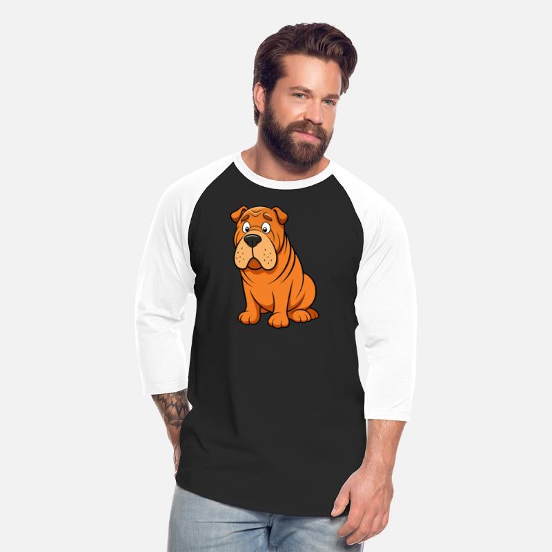 Worried Shar Pei Dog Art