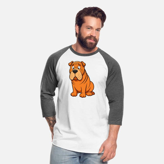 Worried Shar Pei Dog Art