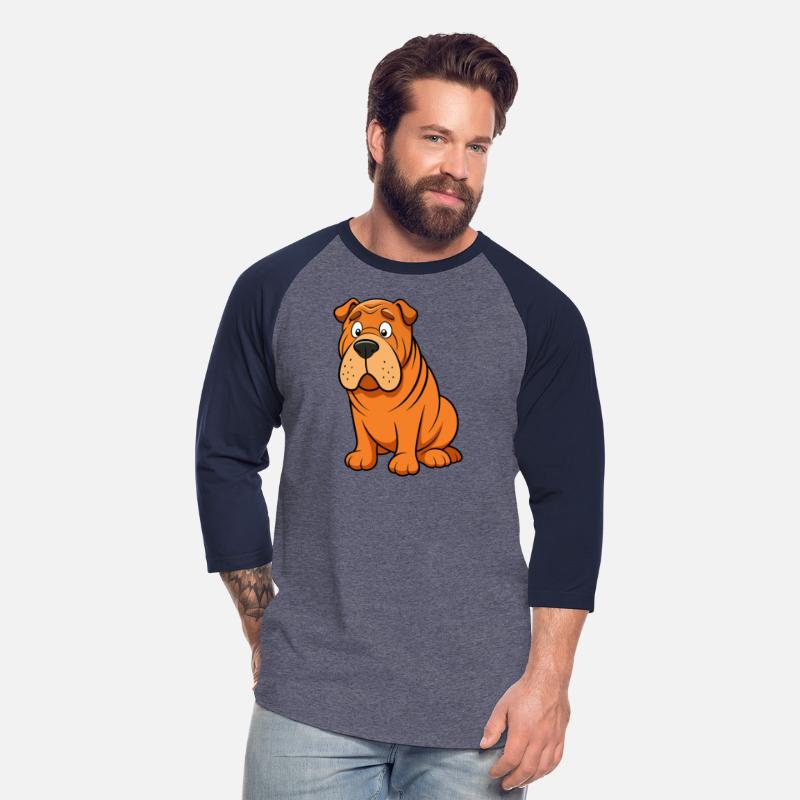 Worried Shar Pei Dog Art