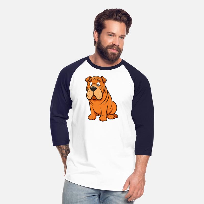 Worried Shar Pei Dog Art