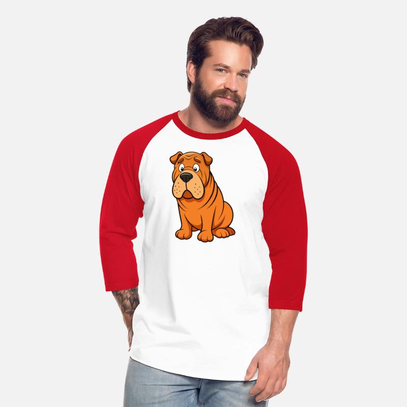 Worried Shar Pei Dog Art