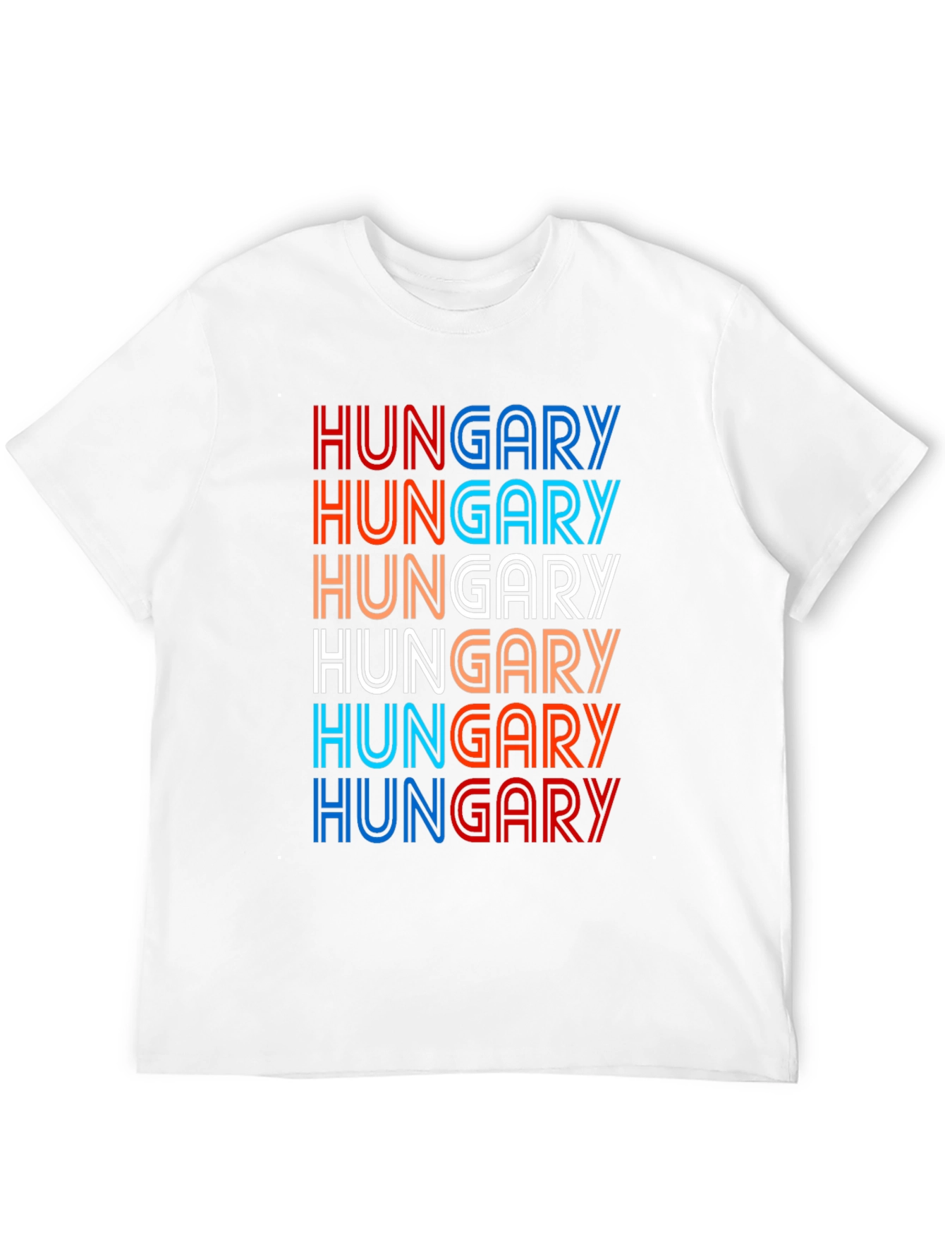 Hungary Retro Style T-Shirt - Country Pride Tee