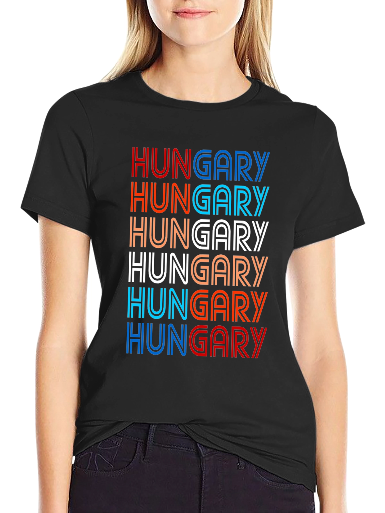 Hungary Retro Style T-Shirt - Country Pride Tee