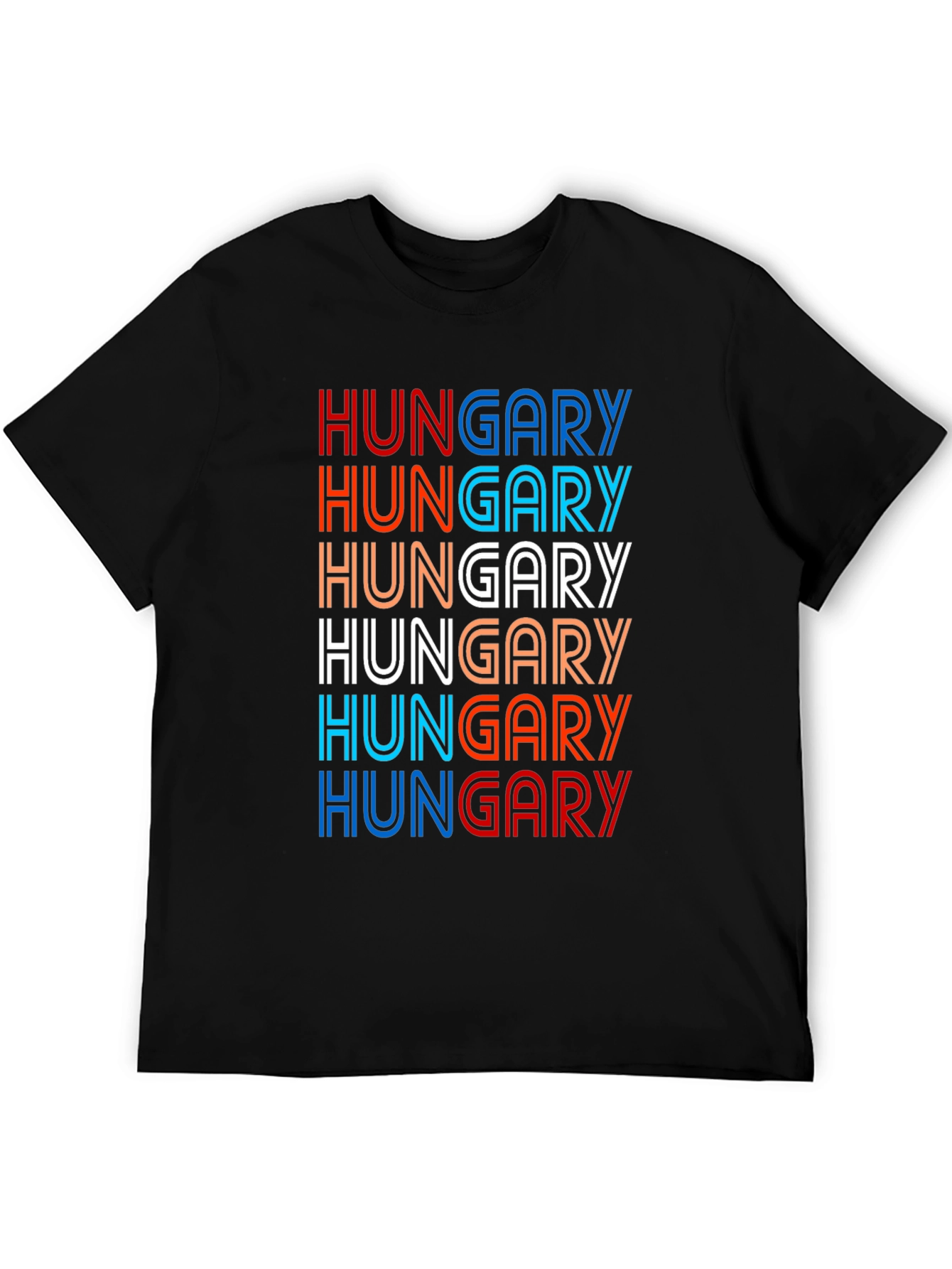 Hungary Retro Style T-Shirt - Country Pride Tee