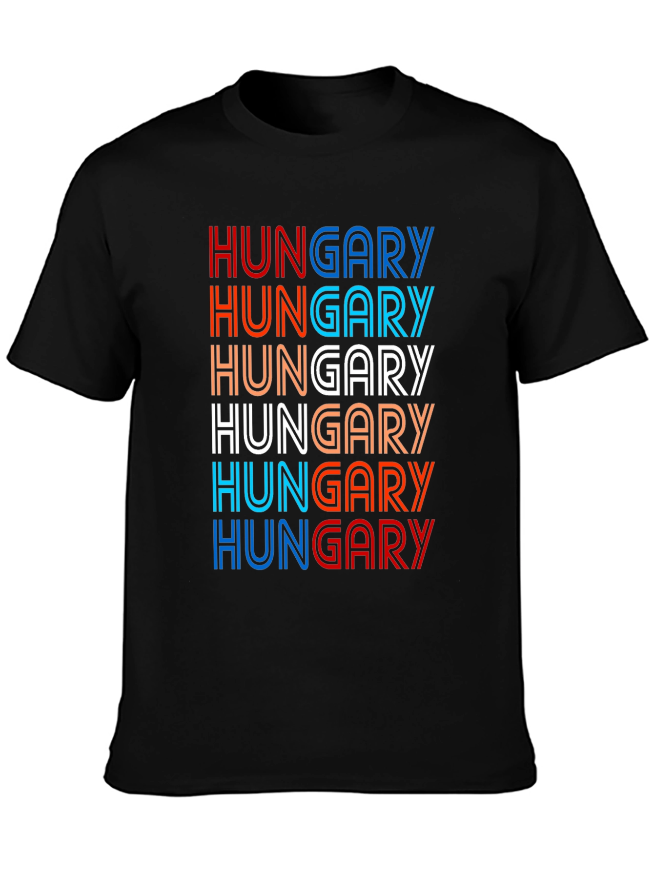 Hungary Retro Style T-Shirt - Country Pride Tee