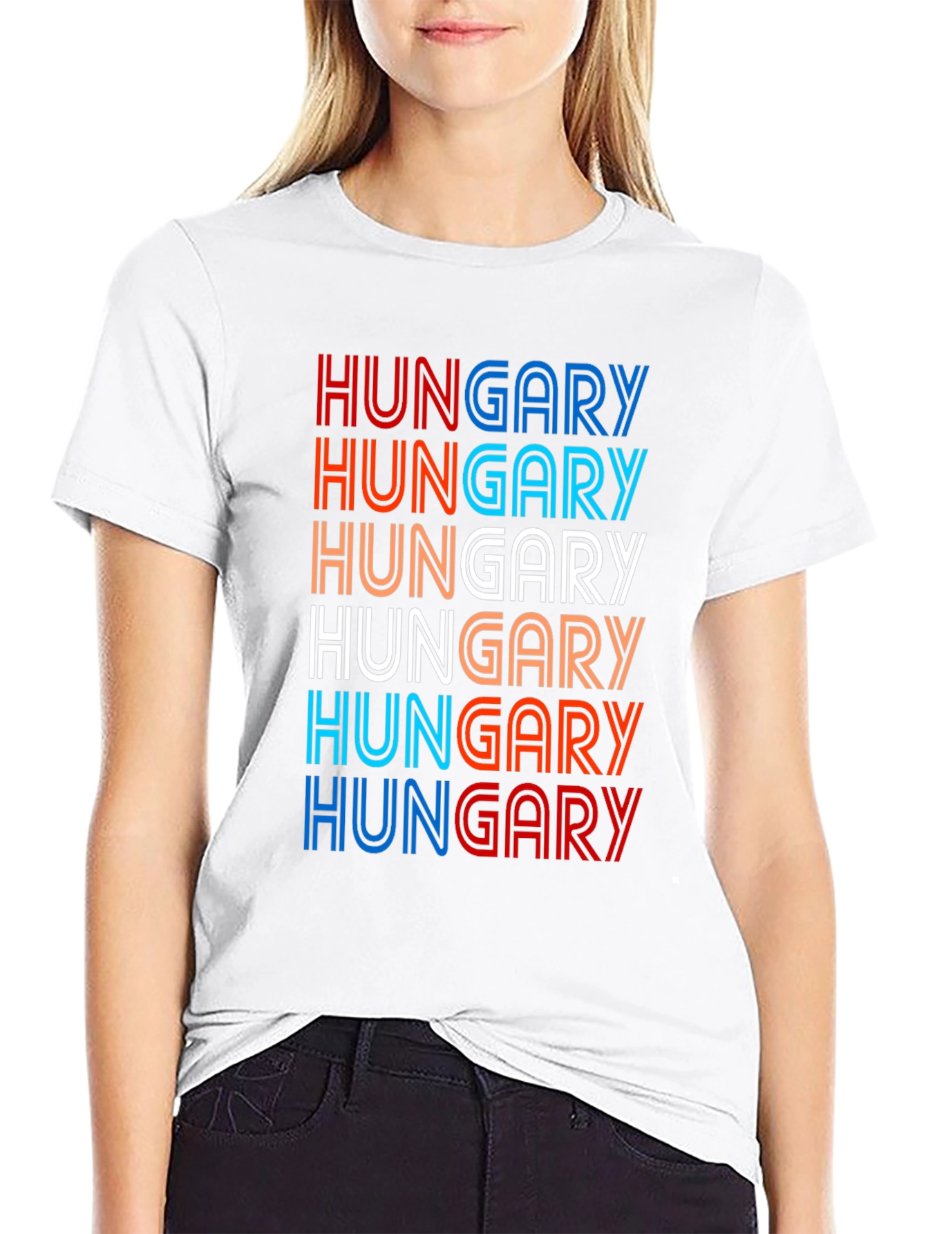 Hungary Retro Style T-Shirt - Country Pride Tee