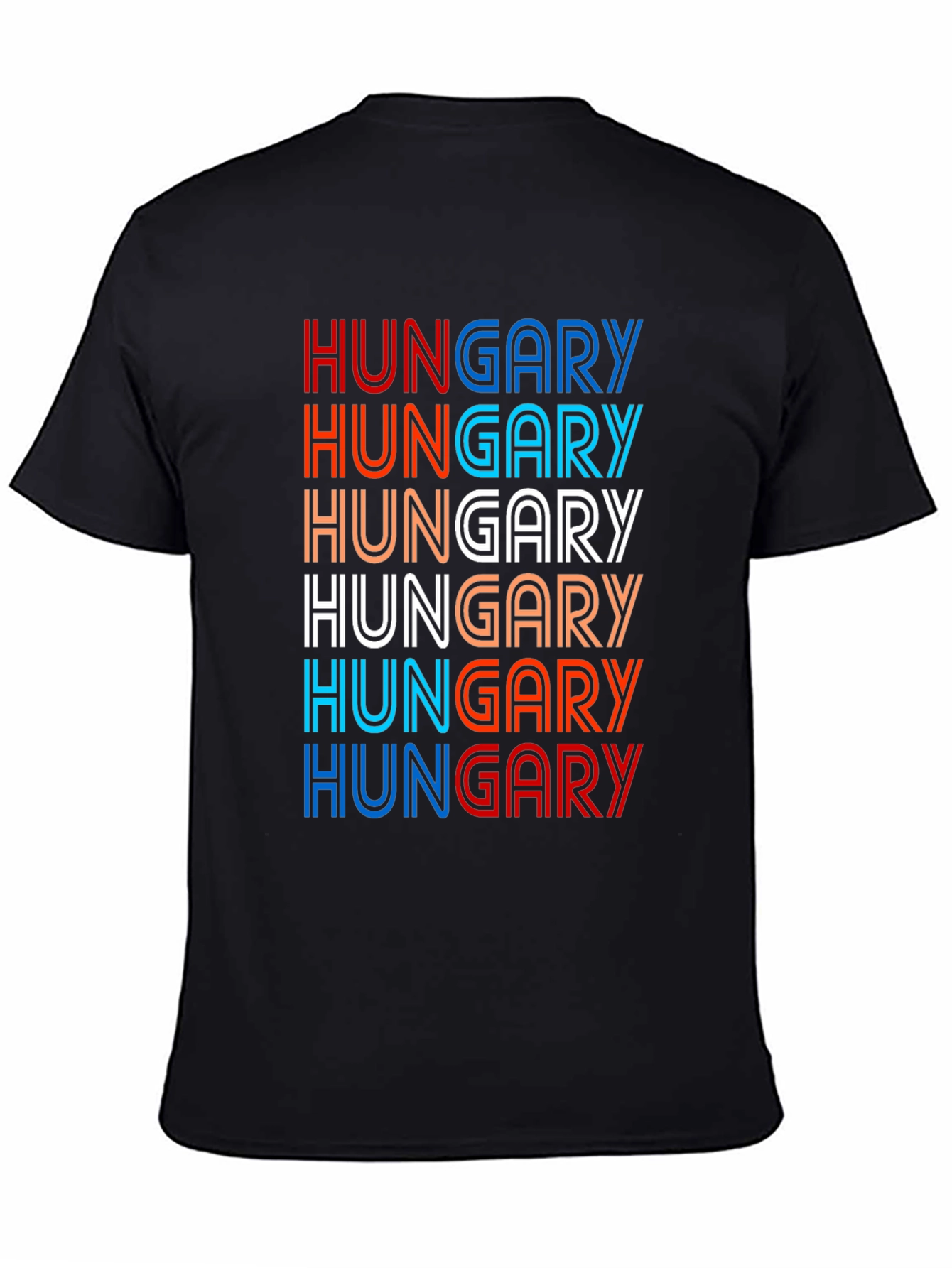 Hungary Retro Style T-Shirt - Country Pride Tee