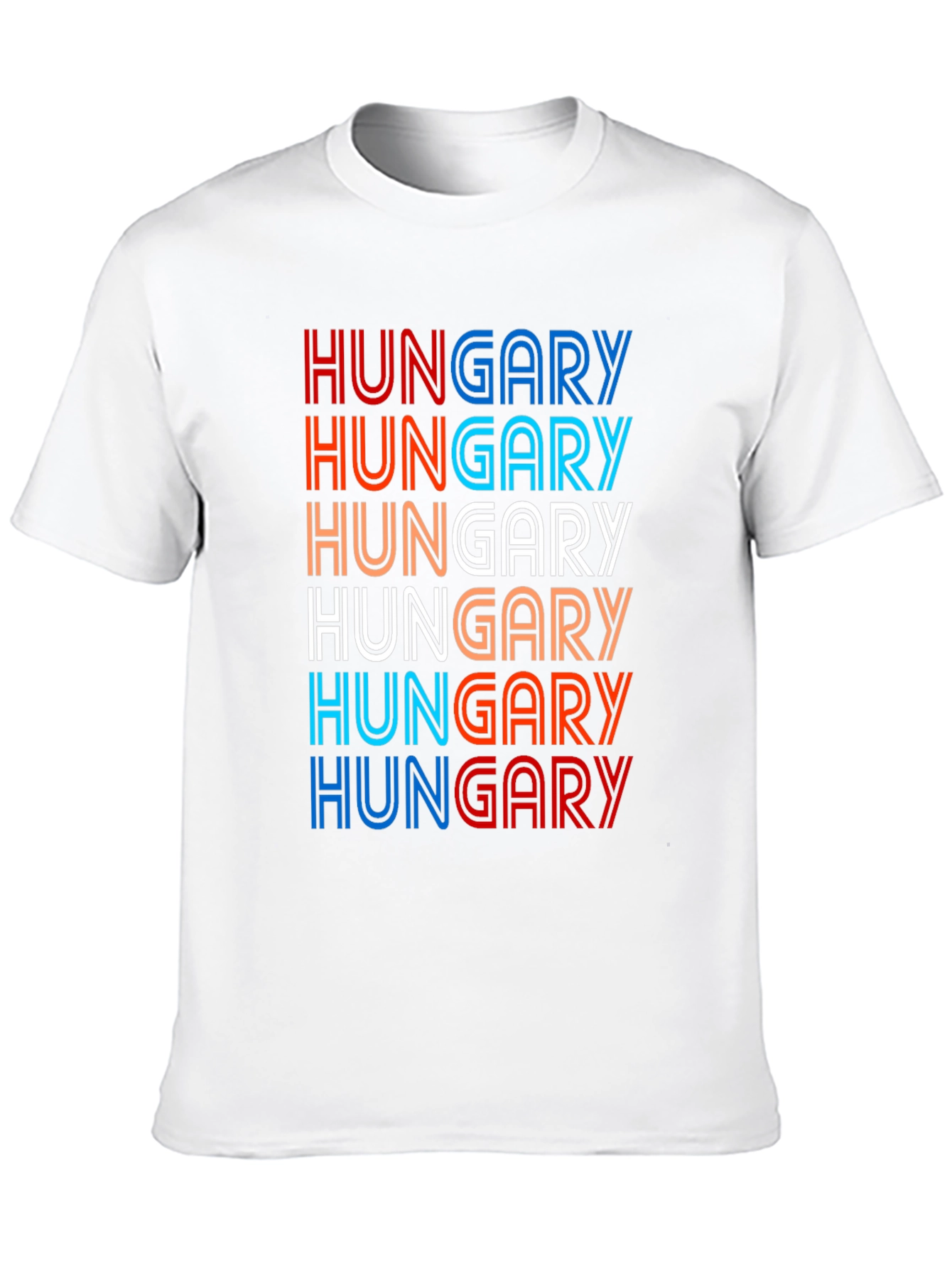 Hungary Retro Style T-Shirt - Country Pride Tee