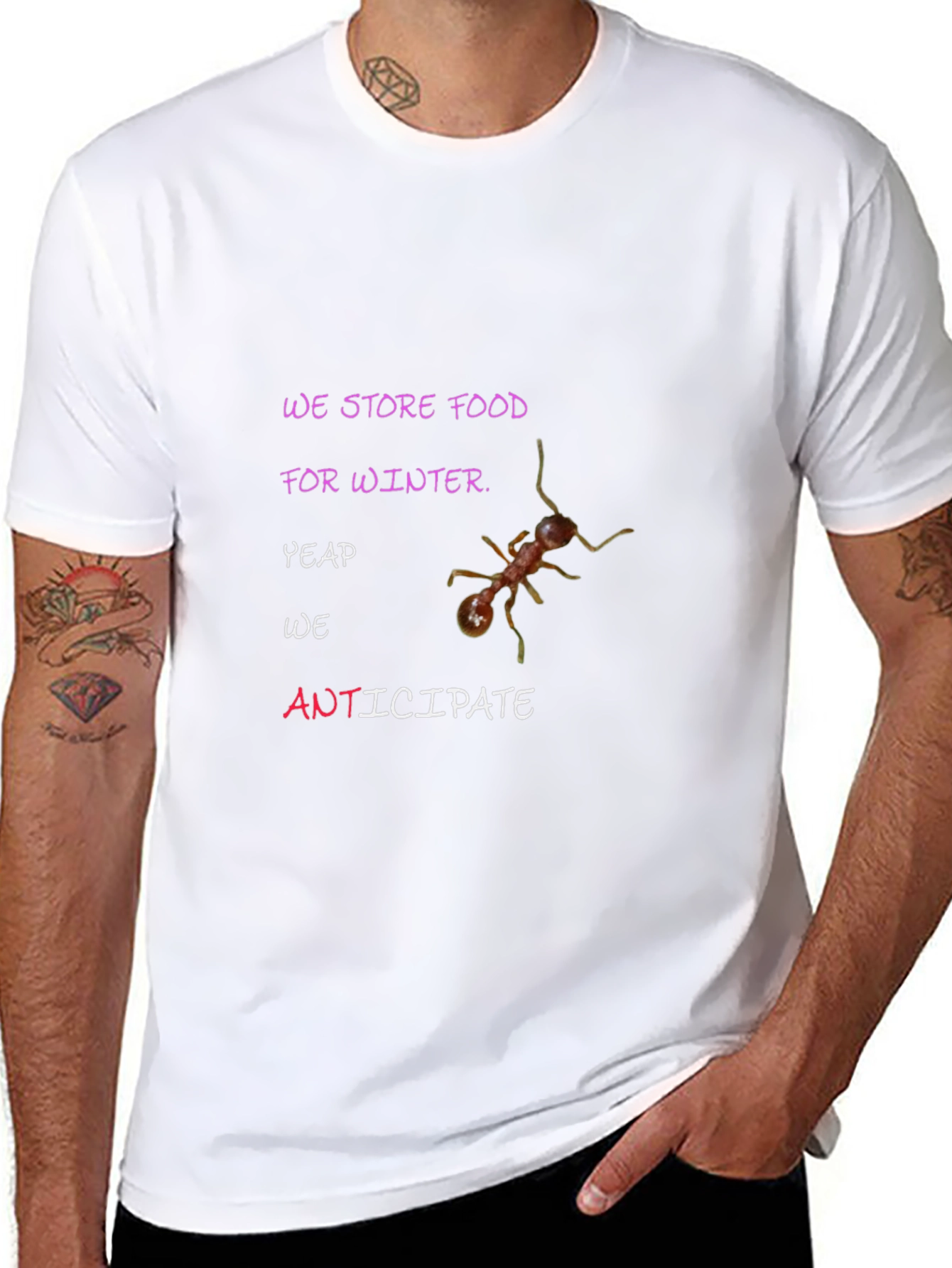Anticipate Winter T-Shirt: We Store Food