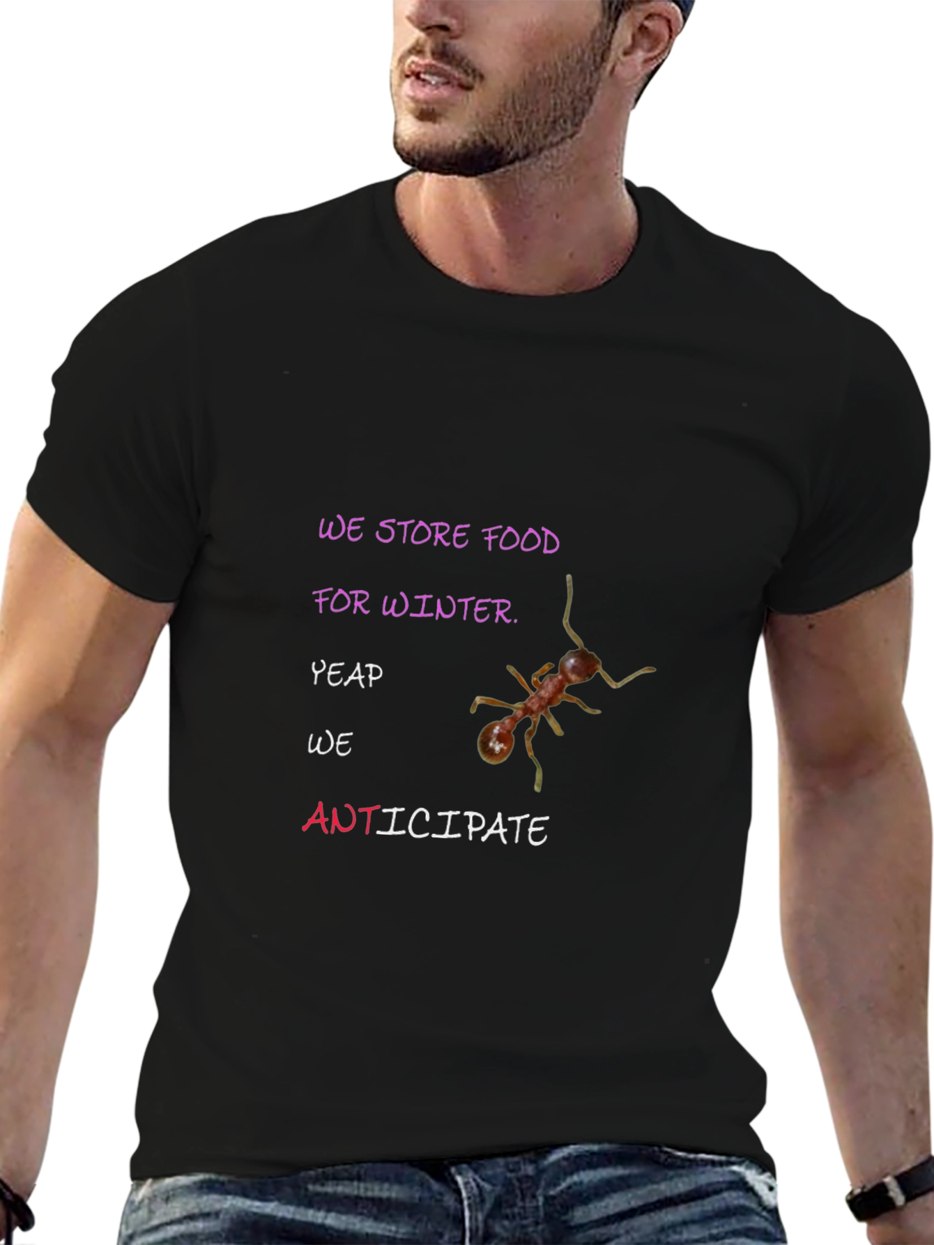 Anticipate Winter T-Shirt: We Store Food