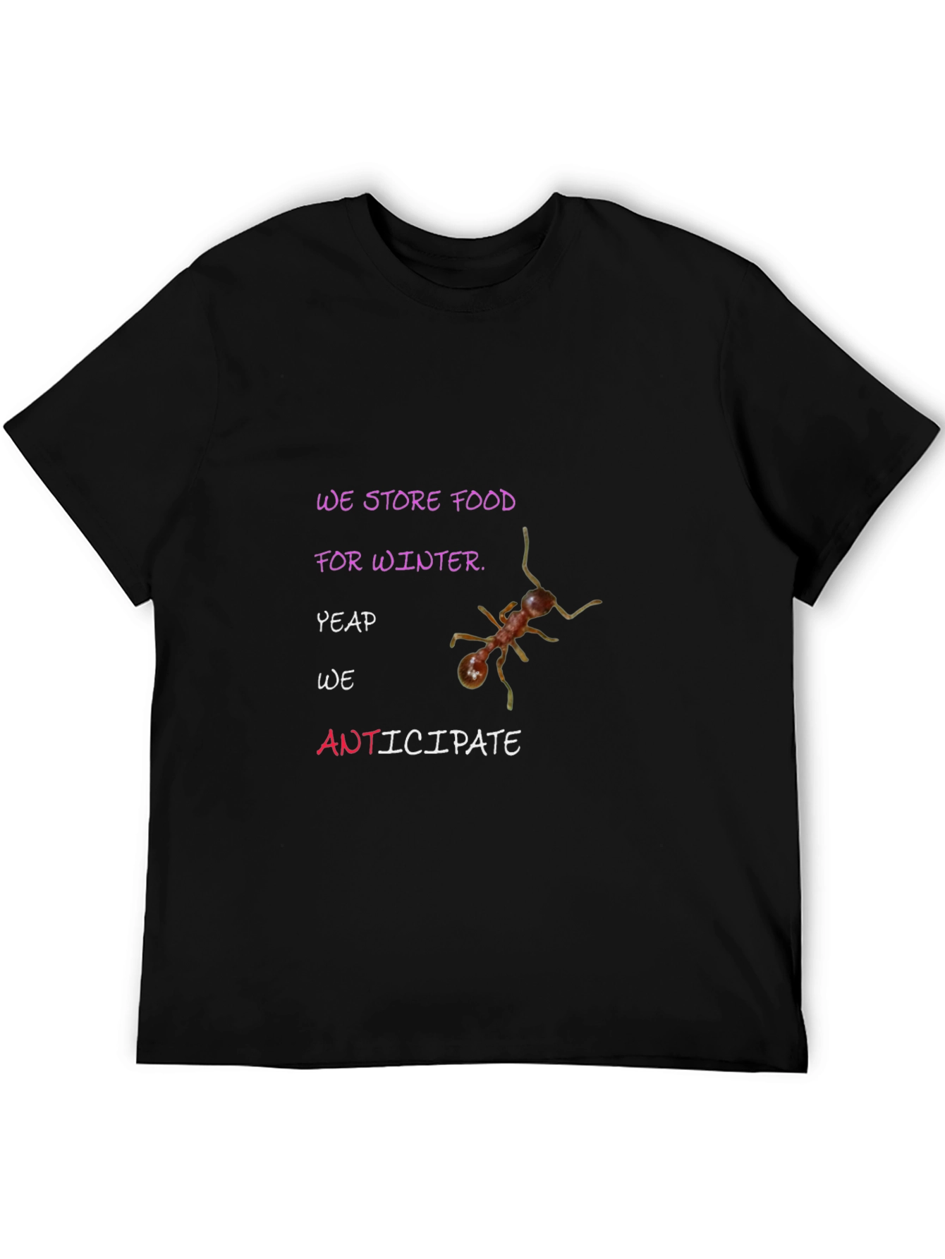 Anticipate Winter T-Shirt: We Store Food