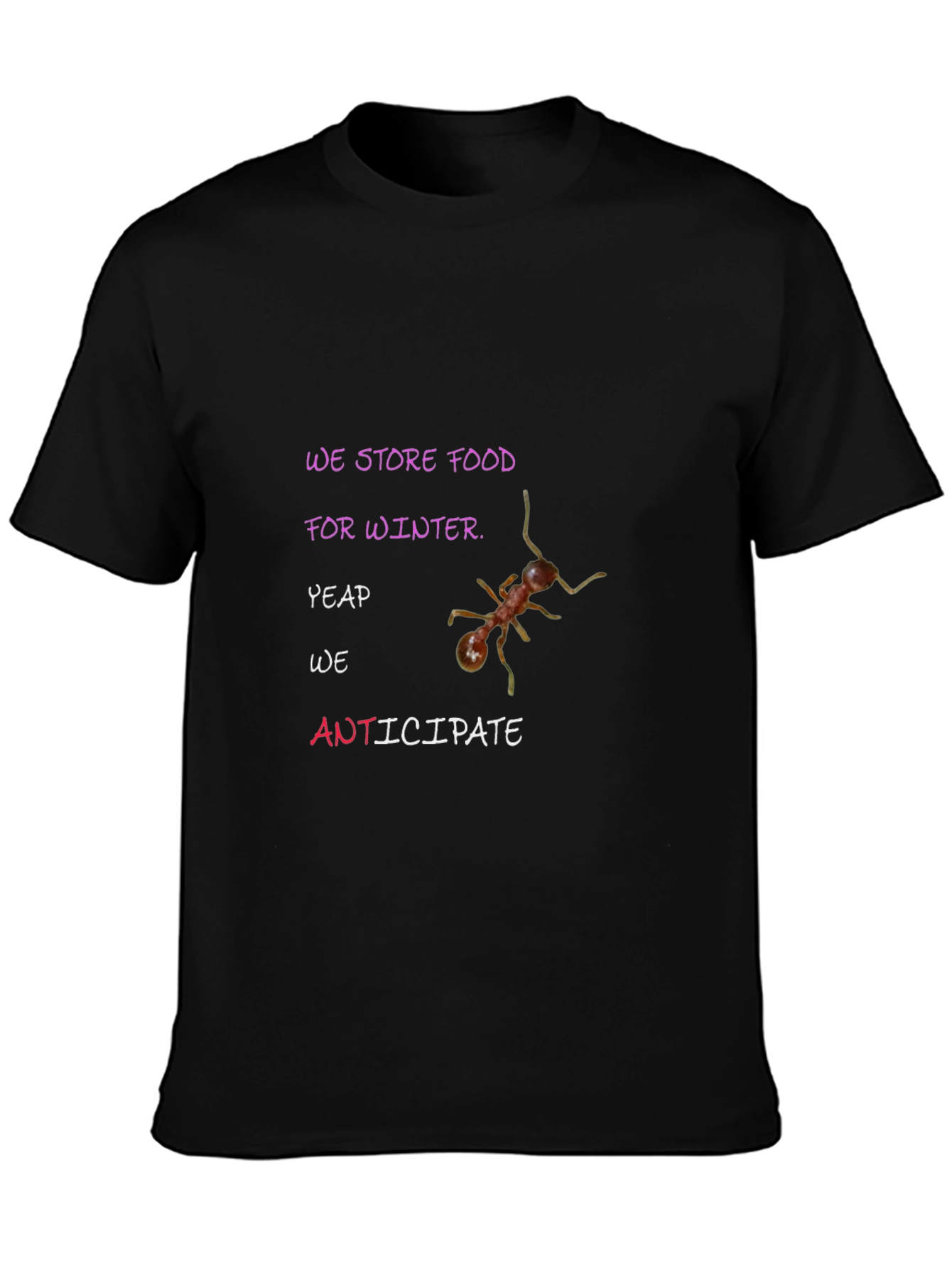 Anticipate Winter T-Shirt: We Store Food