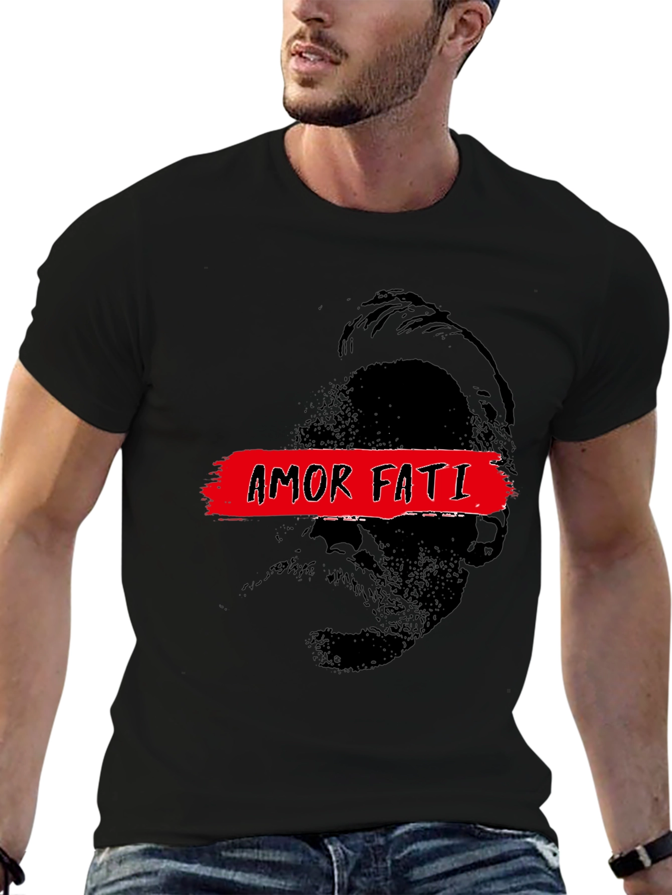 Amor Fati Graphic Tee - Nietzsche Philosophy Shirt