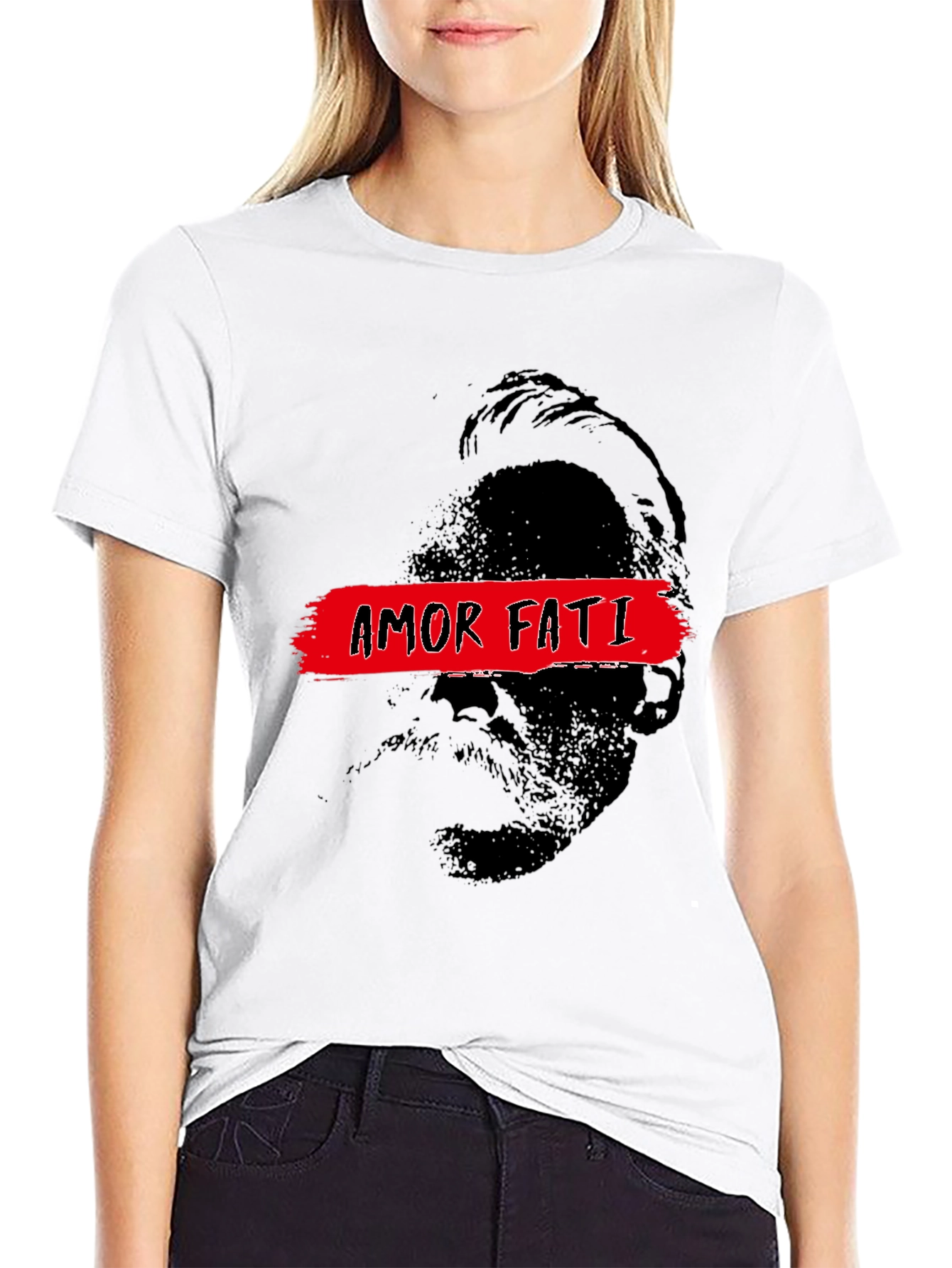 Amor Fati Graphic Tee - Nietzsche Philosophy Shirt