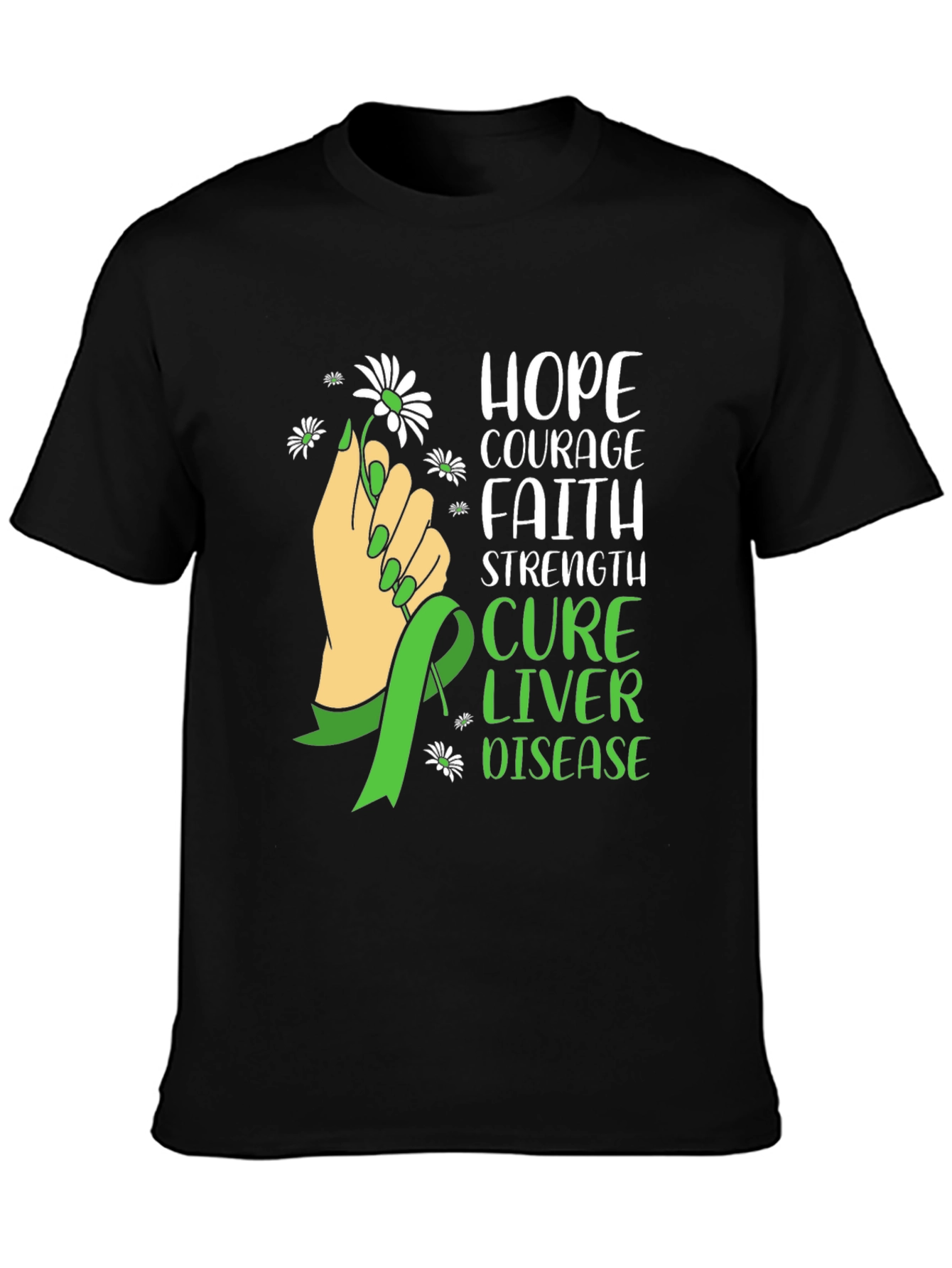 Hope Cure Liver Disease Awareness T-Shirt