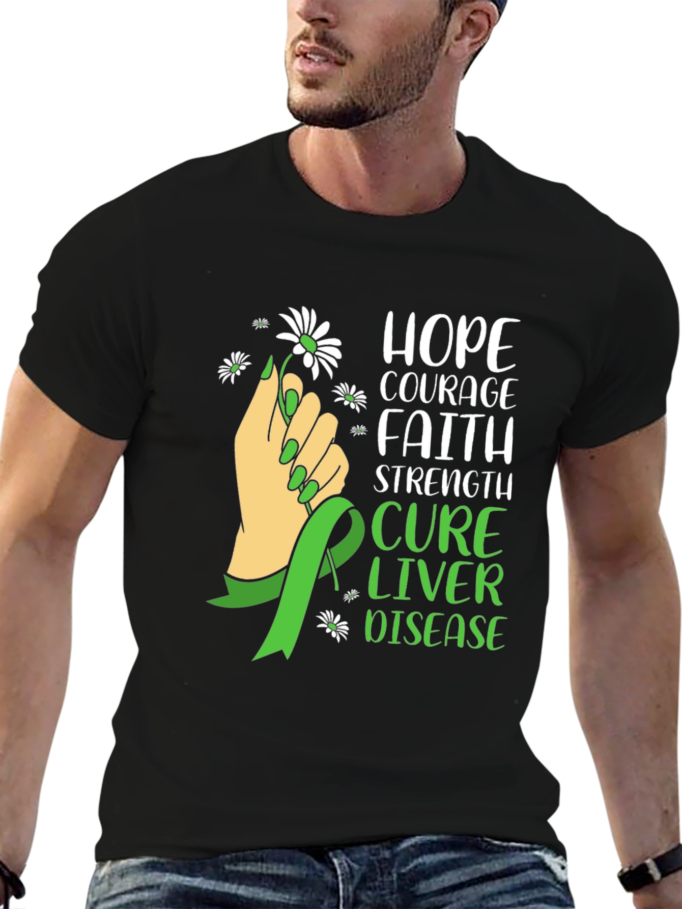 Hope Cure Liver Disease Awareness T-Shirt