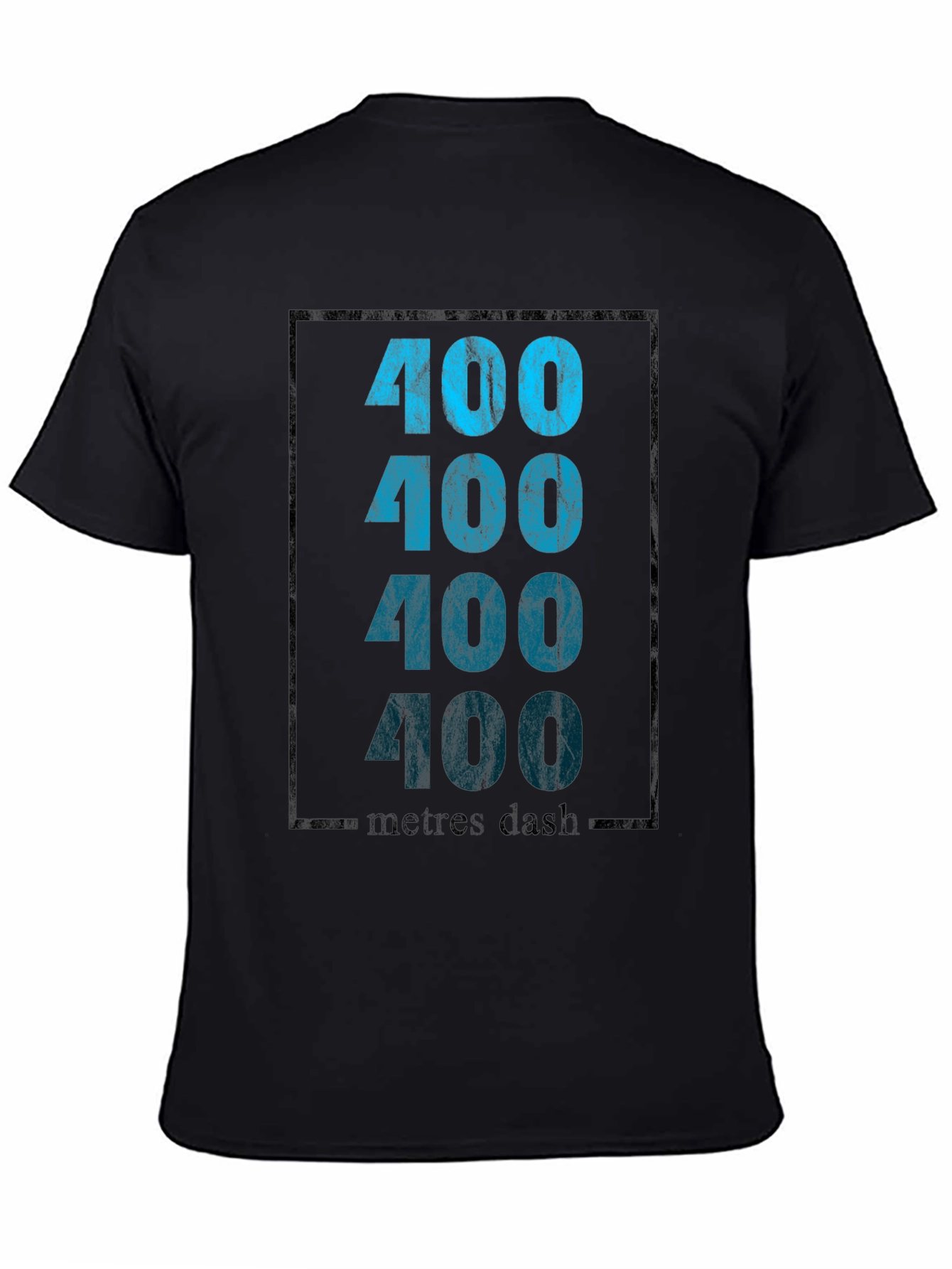 400 Metres Dash Graphic Tee - Athletic Style