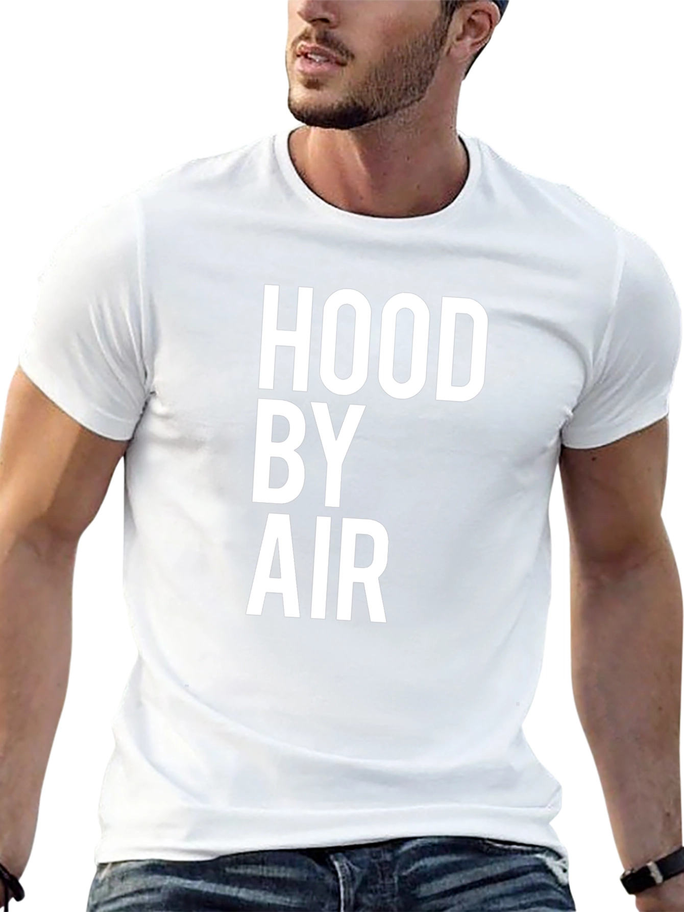 Hood By Air Black Graphic Tee
