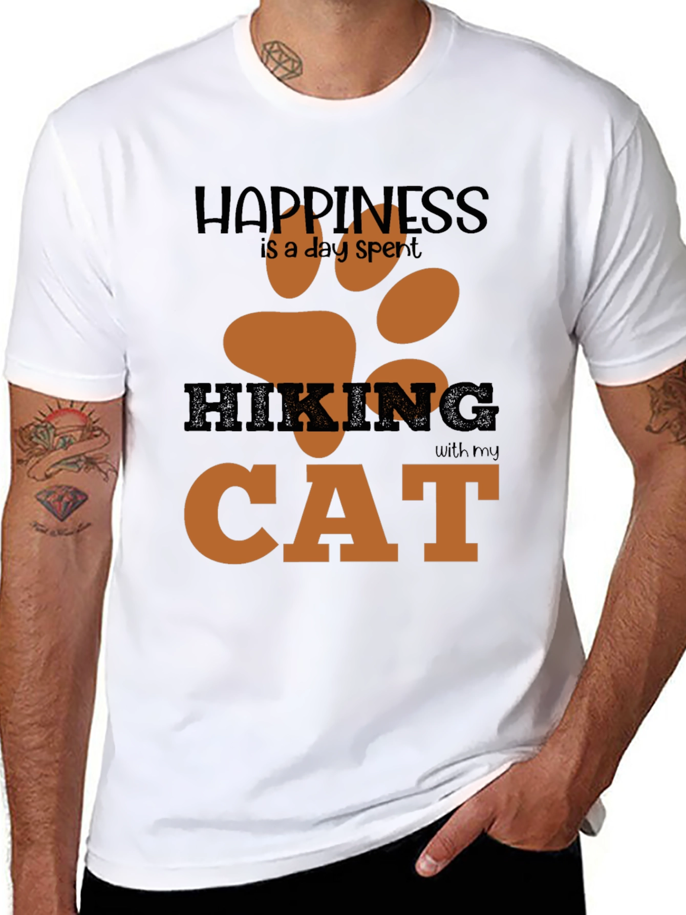Hiking with My Cat T-Shirt