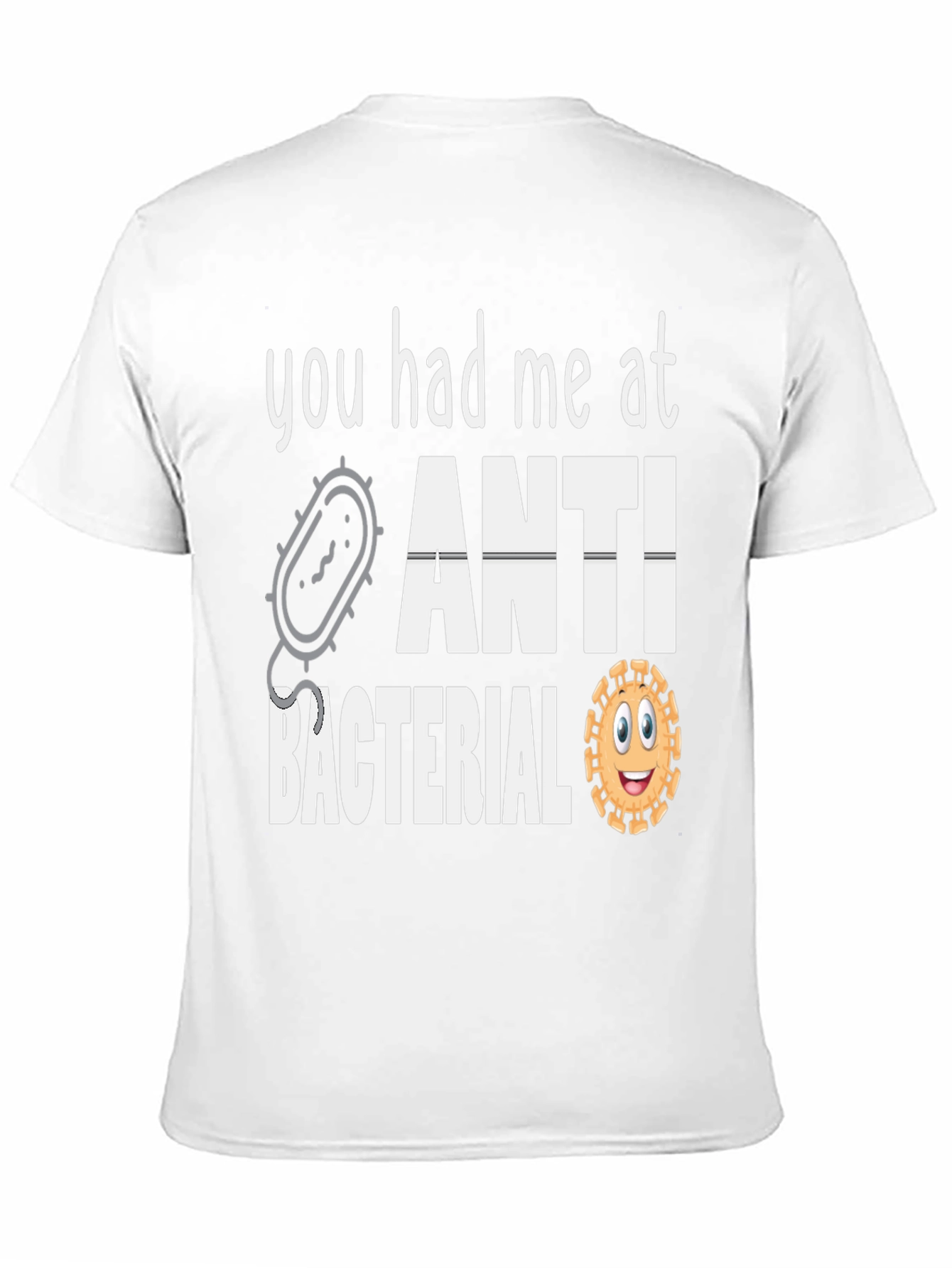 Anti-Bacterial Graphic Tee - Funny Novelty T-Shirt