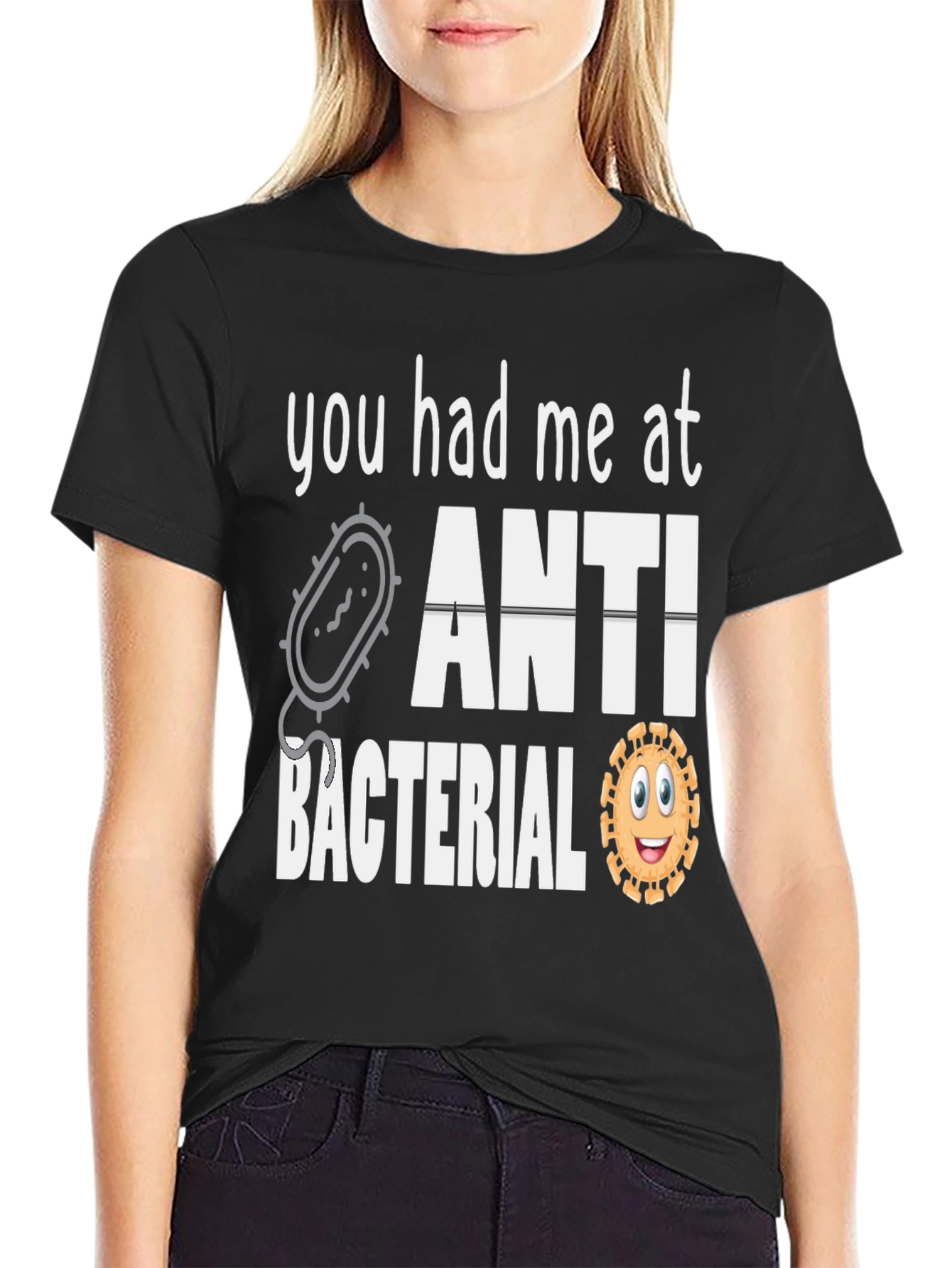 Anti-Bacterial Graphic Tee - Funny Novelty T-Shirt