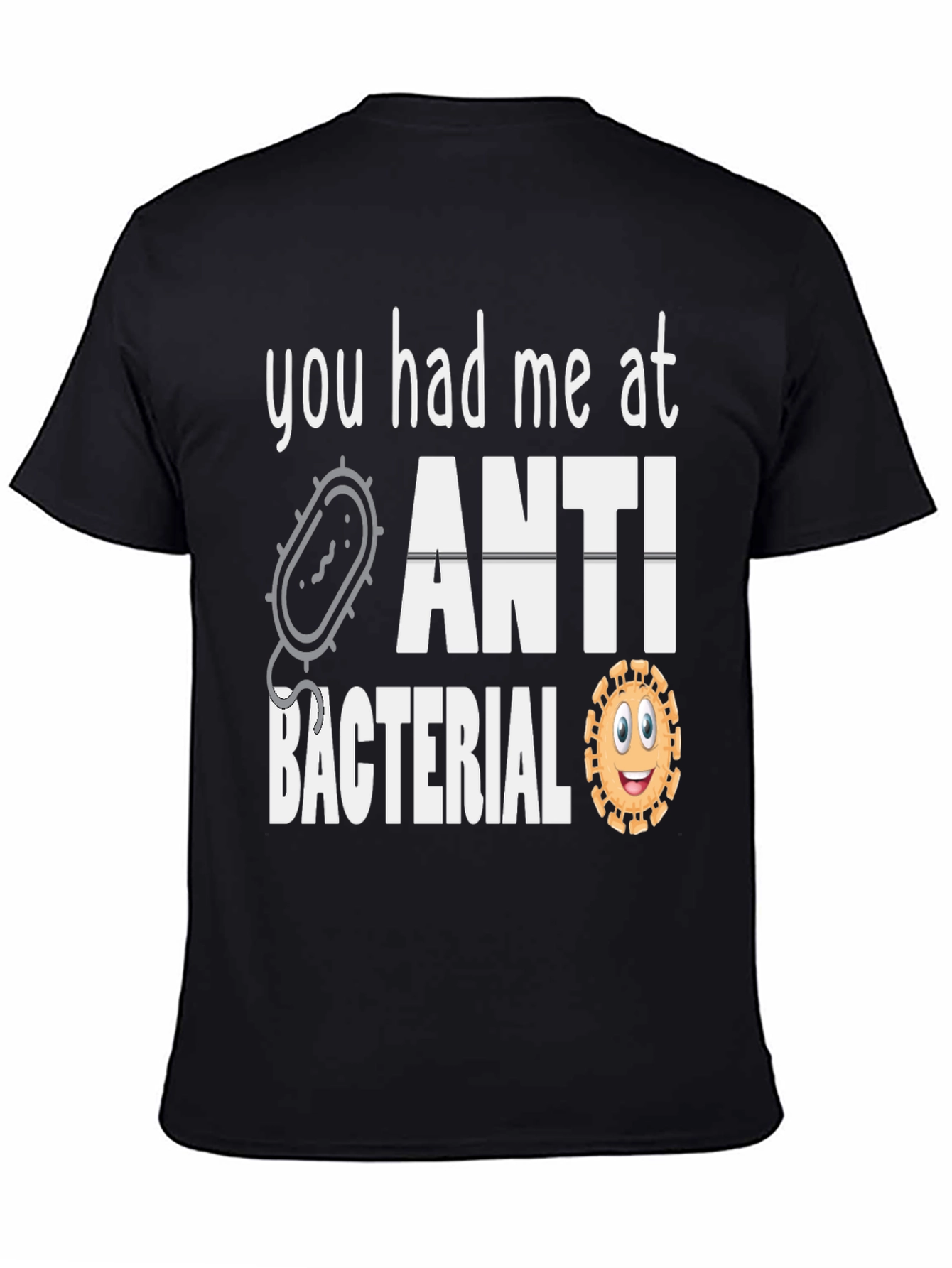 Anti-Bacterial Graphic Tee - Funny Novelty T-Shirt