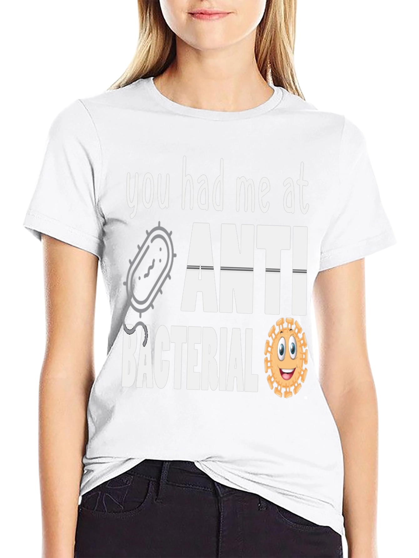 Anti-Bacterial Graphic Tee - Funny Novelty T-Shirt