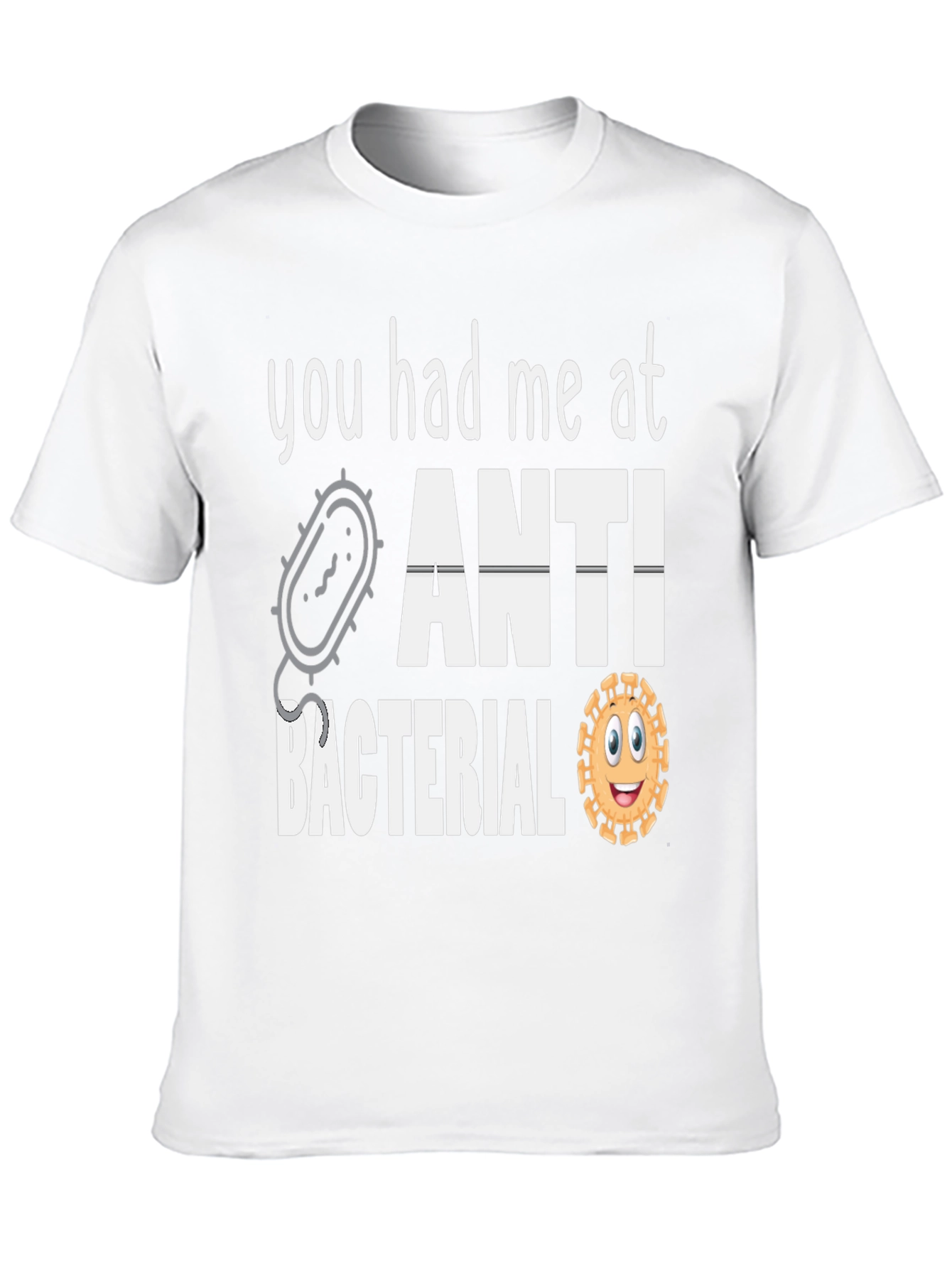 Anti-Bacterial Graphic Tee - Funny Novelty T-Shirt