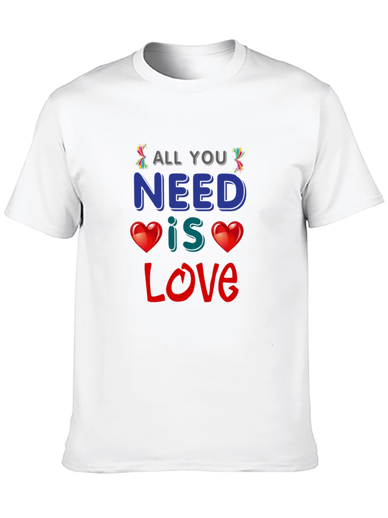 All You Need Is Love Graphic Tee - Black