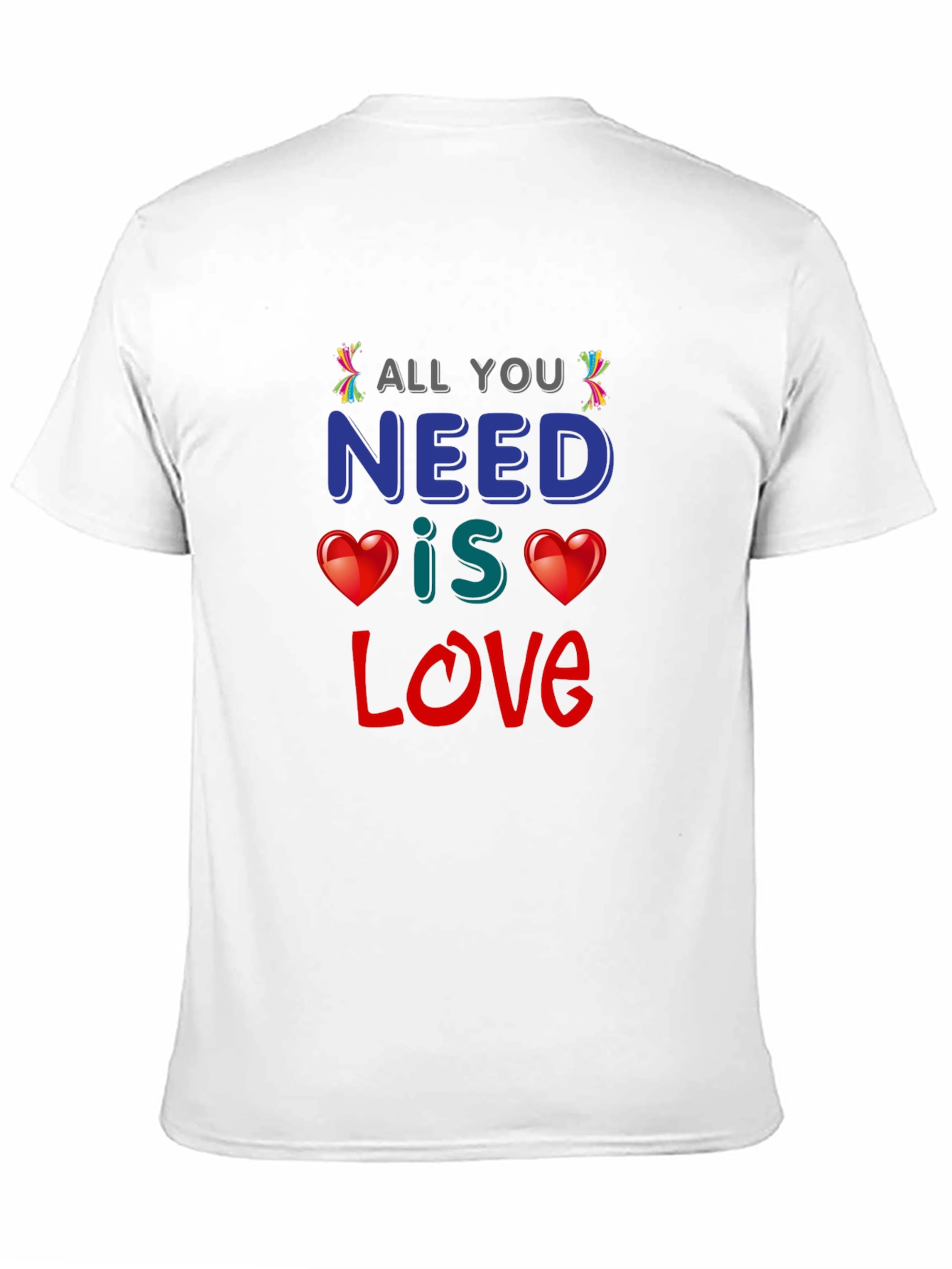All You Need Is Love Graphic Tee - Black